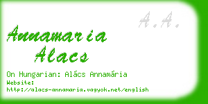 annamaria alacs business card