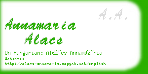 annamaria alacs business card